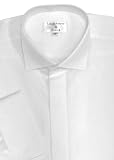 White Plain Victorian Wing Collar Shirt For Weddings & Proms - All Sizes