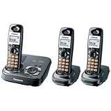 Panasonic Dect 6.0 Expandable Digital Cordless Answering System - 3 Handset System (KX-TG9333T)