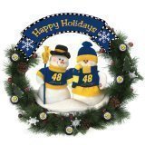 Jimmie Johnson 22 Snowman Christmas Wreath - NASCAR NASCAR