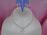 Fresh Water Pearl Necklace and Earring