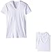 2(X)IST Mens Essential Cotton Slim Fit V-Neck T-Shirt 3-Pack White, Large