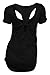 eVogues Plus Size Off Shoulder Racer Back Tunic Top
