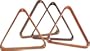 8 Ball Wooden Rack w/ Brass Gliders (Cherry Finish)