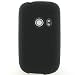 Silicone Gel Skin BLACK Sleeve Rubber Soft Cover Case for HUAWEI U8150 COMET (T-MOBILE) [WCC633]