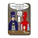 Rich Diesslins Funny General Cartoons - Super Hero Parody with Batman and Spiderman at the bar - Light Switch Covers - single toggle switch