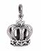 925 sterling silver crown charm pendant for box chain necklace