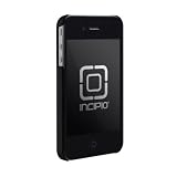 Incipio iPhone 4/4S feather Ultralight Hard Shell Case - 1 Pack - Carrying Case - Retail Packaging - Black Absolute