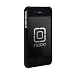 Incipio iPhone 4/4S feather Ultralight Hard Shell Case - 1 Pack - Carrying Case - Retail Packaging - Black Absolute