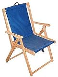 Highlands Deck Chair - Navy Blue