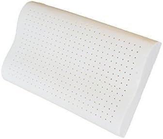 Palmpring Coconut Mattress Organic Latex Pillow Contour Shape, Queen Size