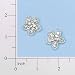 Rhinestone Daisy Applique - 1" - Pair Each