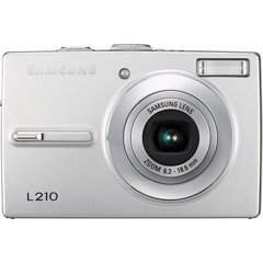 Samsung L210 10.1MP Digital Camera with 3x Optical Image Stabilized Zoom (Silver)