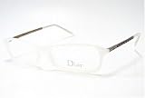 CHRISTIAN DIOR 3107 STRASS White Opal 66P Optical Frame Eyeglasses 50x15