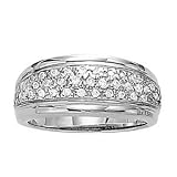 Platinum Diamond Ring/Band – 0.37 Ct.