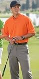 NIKE GOLF Short Sleeve Dri-FIT Pebble Texture Polo Sport Shirt