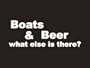 #039 Boats And Beer What Else Is There? Bumper Sticker / Vinyl Decal
