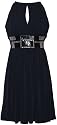 Stretch Jersey knee-Length Dress Sequin Trim