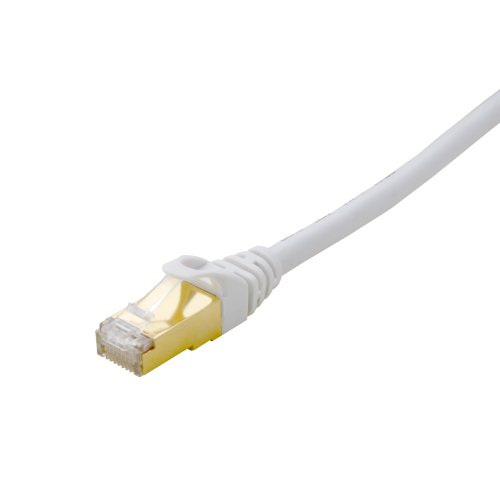 PLANEX 10ギガビットカテゴリ7STPケーブル (ツメ折れ防止カバー付) ホワイト 10m CNT7-10-WH