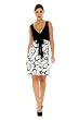 The Olian &ldquo;Natalie&rdquo; Cross Front Empire Dress