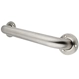 31j72dGDROL. SL160  Kingston Brass GB1212ES Exposed Flange ADA 12 Inch Grab Bar with 1.5 Inch Outer Diameter, Stainless Steel