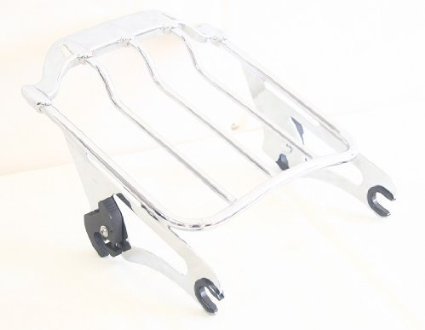 Detachables Two up Air Wing Luggage Rack for Harley Davidson Touring Models 2009 - 2015