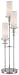 3-Lite Table Lamp - Credence Collection Chrome Finish