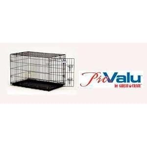 ProValu Single-Door Dog Crate in Black