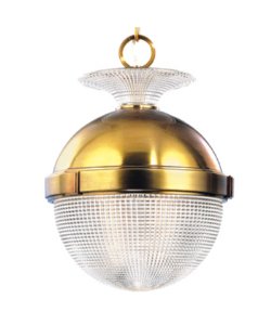 Hudson Valley Lighting 412-OB Winfield - One Light Pendant, Old Bronze Finish with Clear