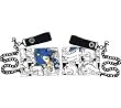 Sonic the Hedgehog X All Over Print Men's Wallet with Chain
