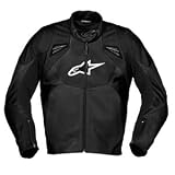 Alpinestars SMK Leather Motorcycle Jacket Black 56