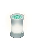 Homedics Es hf1 Envirascape Home Fragrance Glass Luminary, White Homedics Es hf1 Envirascape Home Fragrance Glass Luminary, White