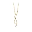 14K Yellow/White Gold 3/4 ct. Diamond "Journey of Love" Pendant with Chain