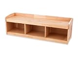 Family Hall Bench, Natural Finish