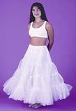 FULL FLOWER GIRL PETTICOAT SLIP SKIRT (207DS)