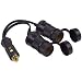 New Car Cigarette Lighter Triple Adapter Plug & 4' Cord
