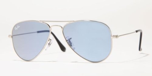 Ray-Ban RB 3044-W3177 'SMALL METAL AVIATOR' SILVER SUNGLASSES WITH G15XLT LENSES product image