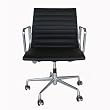 Modern High Quality Black Full Leather Adjustable Office Chair By Wholesale Interiors