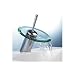 Basin Mixer Tap Taps Glass Waterfall Bathroom Chrome 1027 1006