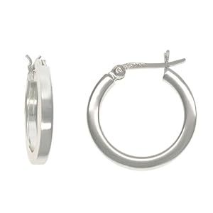 Click here to buy Sterling Silver Click-Top Hoop Earrings, 22mm.