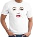 Marilyn Monroe FACE Movie Film Star Bombshell Sexy Blonde Actress Adult T-Shirt Tee Shirt, Light Pink, 6XL