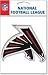 NFL Embroidered 3D Stickers ATLANTA FALCONS - DISCONTINUED ITEM - For Scrapbooking, Card Making & Craft Projects