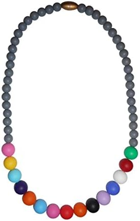 MamaBeads Silicone Teething Nursing Necklace Noah (Multi Color)