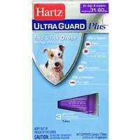 Hartz Mountain 10872 UltraGuard Plus Flea And Tick Drops For Dogs And Puppies