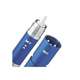AudioQuest Sky 2M 2M black/blue analog audio interconnect cable