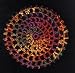 Fiesta Multi Classic Crocheted Hair Bun Cover XL