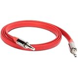 Griffin Aux. Audio Flat Cable 3 feet, Red