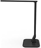 LED Desk Lamp, Lemontec LED Table Lamp Eye-caring LED Lamp (12W, Dimmable, Touch Control, 5 Color Modes, USB Charging Port)