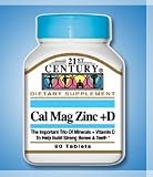 Calcium Magnesium Zinc + Vitamin D 90 Tabs 31j8CFu46dL. SL160 Calcium Magnesium Zinc + Vitamin D 90 Tabs