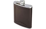 Filson Bridle Leather & Stainless Steel Hip Flask