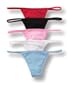 American Apparel 4313 5 Piece Set Baby-Rib Thong Panty